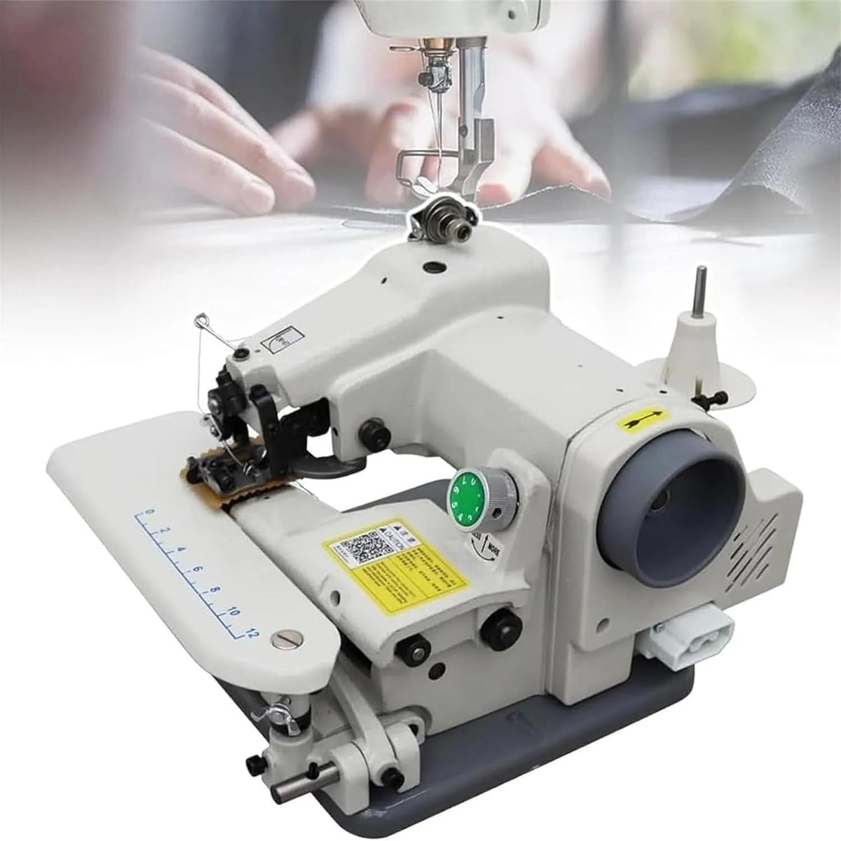 Macchina, 8 Mm, portatile, per Polsini, Macchina Cucire Portatile a Punto Invisibile Cuciture Invisibile