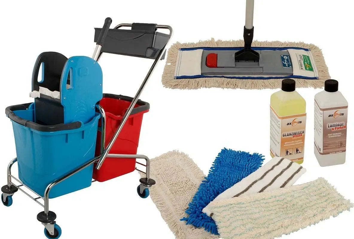 Carrello, lavapavimenti elettrico, 25 L, professionale, 10 Pezzi