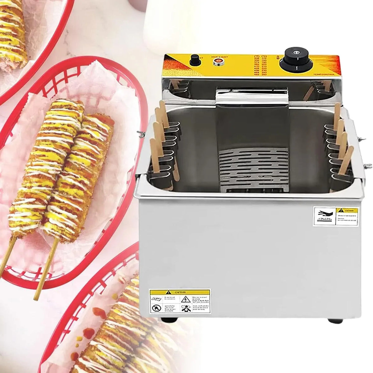 Macchina Per Hot, 12 L, professionale, acciaio inox, per Hot Dog In Acciaio Inossidabile