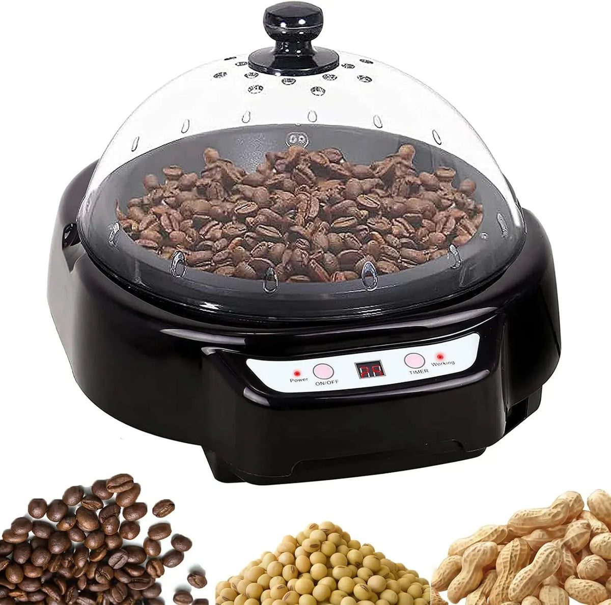 Macchina per cuocere, macchina da caffè elettrica, 500 W, 500 g, per caffè domestica da 500 W
