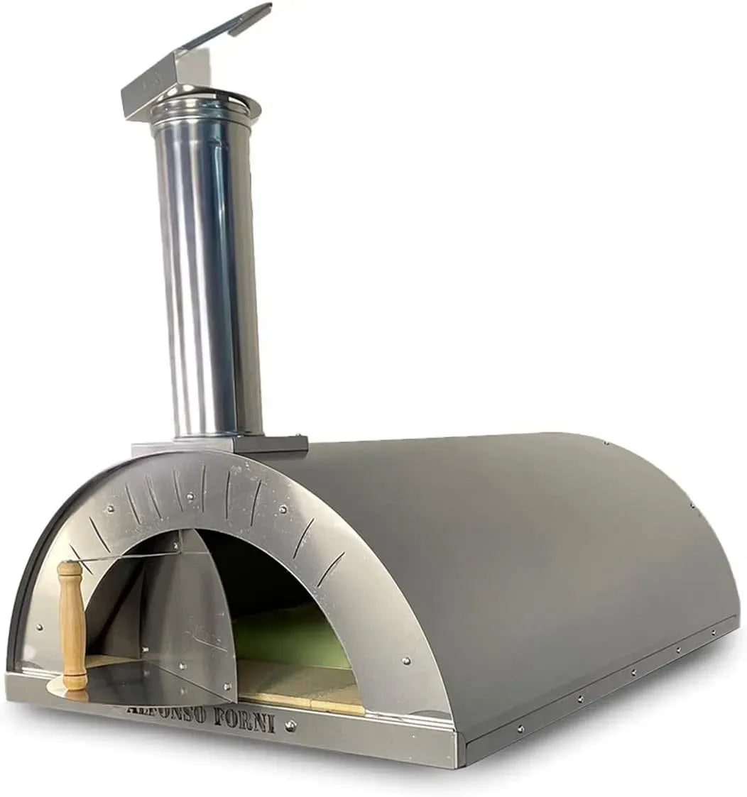 Forno elettrico per pizza, esterno, acciaio inox, Alfonso 6 Pizze Full Optional Inox