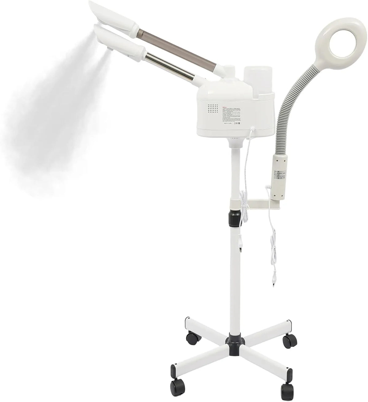 Vaporizzatore, vaporizzatore a vapore per il viso, 121 cm, 650 W, 220 V, 1000 ml, ruote di trasporto, touch, ampio serbatoio, per salone e casa