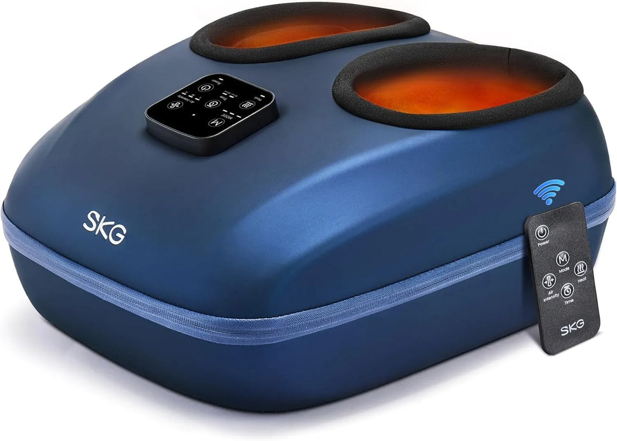 YS100 Massaggiatore, funzione riscaldante, per piedi con calore e telecomando, SKG