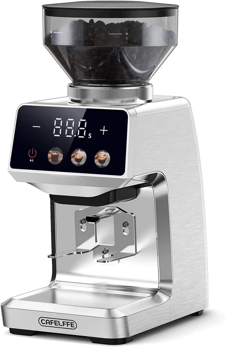 MK-303 Portafiltro, Supporto, macinino per chicchi di caffè, acciaio inox, per Casa, Cafelffe