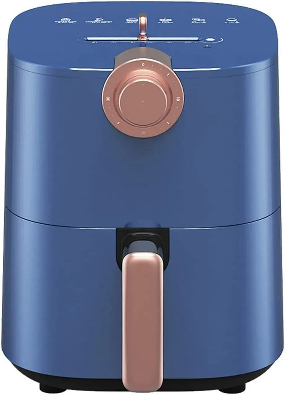 Friggitrice ad aria, 4,5 L, 1300 W, timer, pizza, rivestimento antiaderente, timer + contro, cestello antiaderente, piccola da 4,5 litri