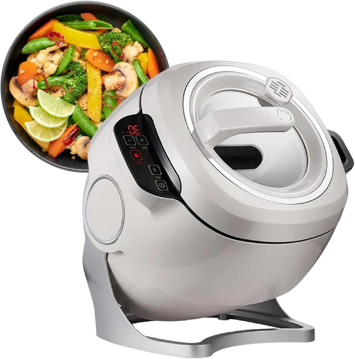 Robot da cucina W/2000 110V/1000W, 6 L, 1000 W, 2000 W, 110 V, touch, professionale, Macchina Per Riso Fritto Con Wok Da 6 Litri