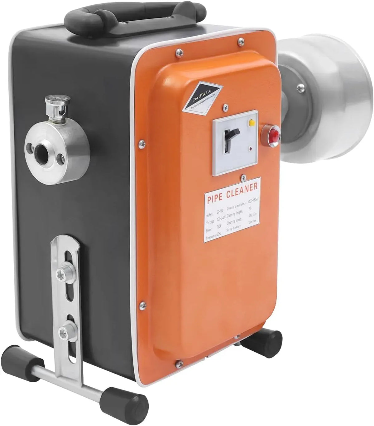 Pulitore, 750 W, 220 V, 20 m, industriale, professionale, per tubi da 20 m