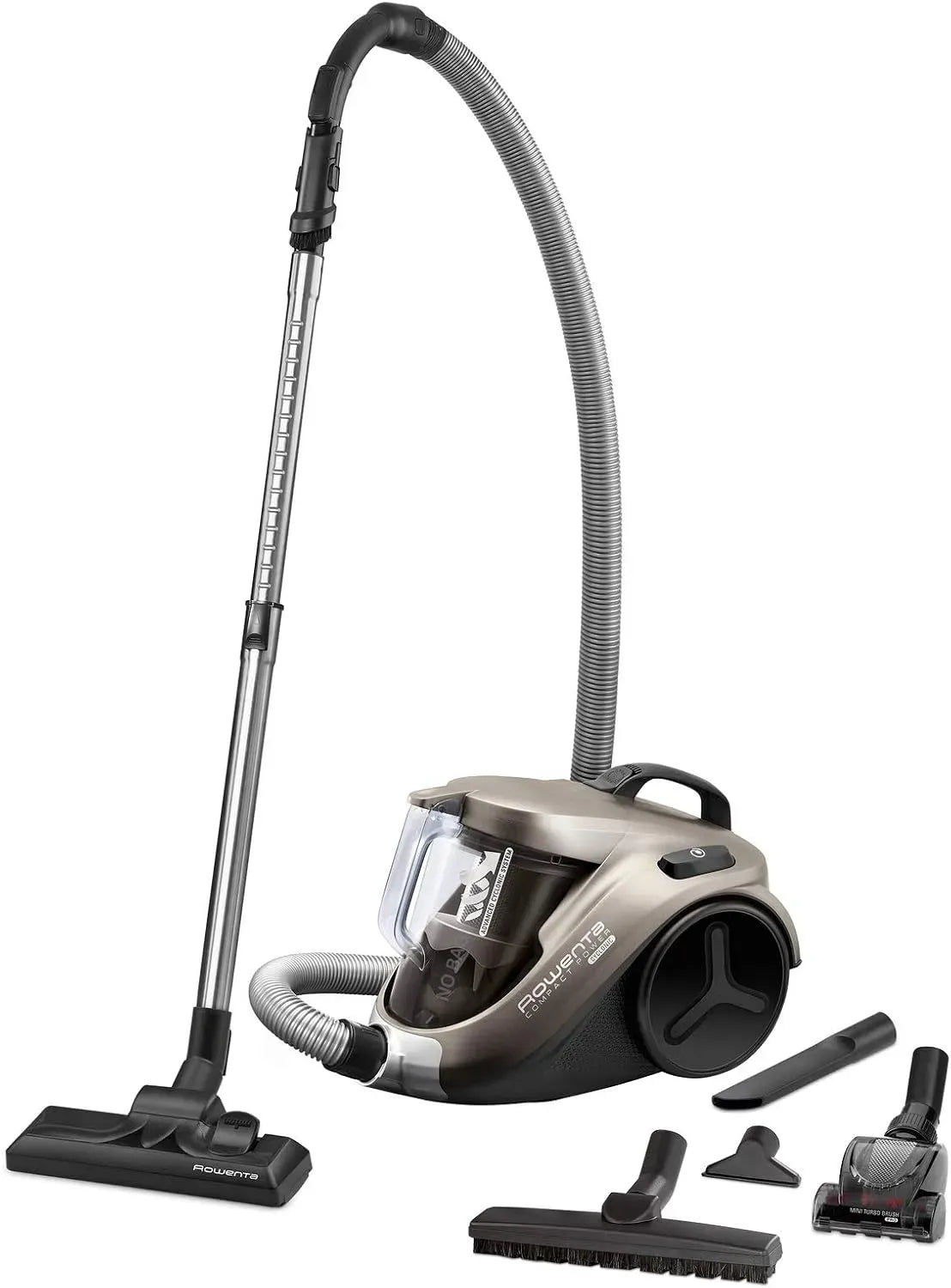 Rowenta RO3786EA Aspirapolvere, 1.5 L, grigio, Capacità 1