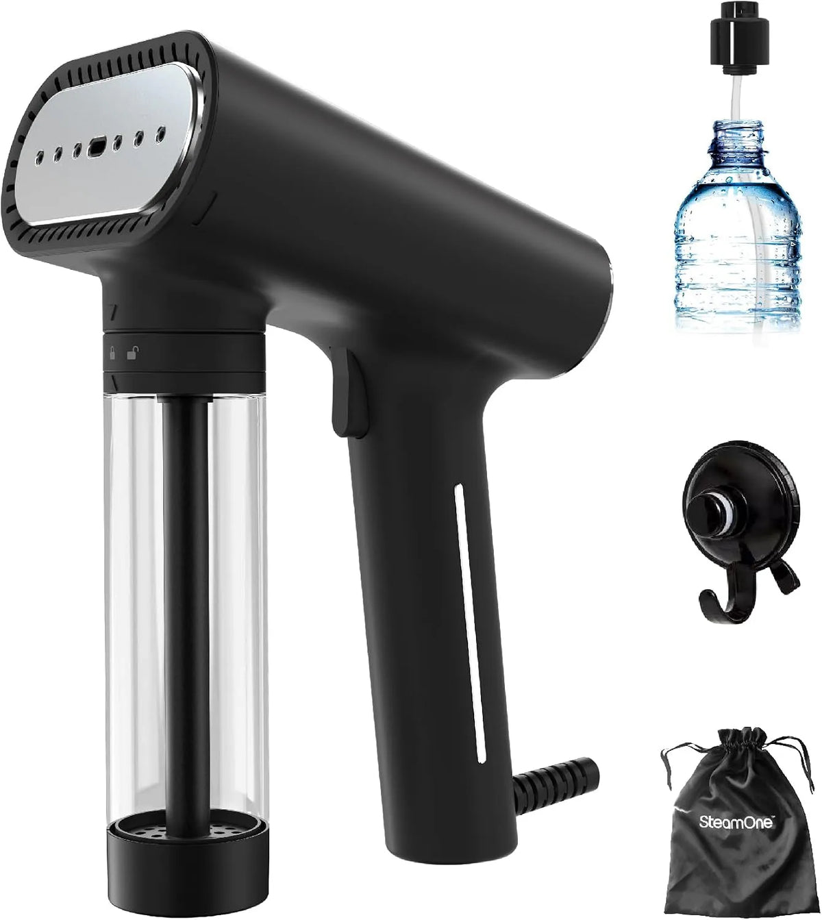 30g/min EUNS150B Cavo, 2000 W, 30 g, 150 ml, 3 m, vapore