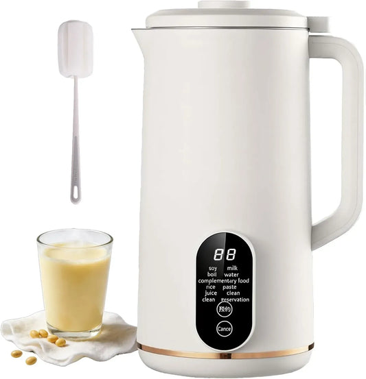 Macchina Per Latte, 500 W, 650 ML, timer, mantieni caldo, bianco, per Latte Vegetale