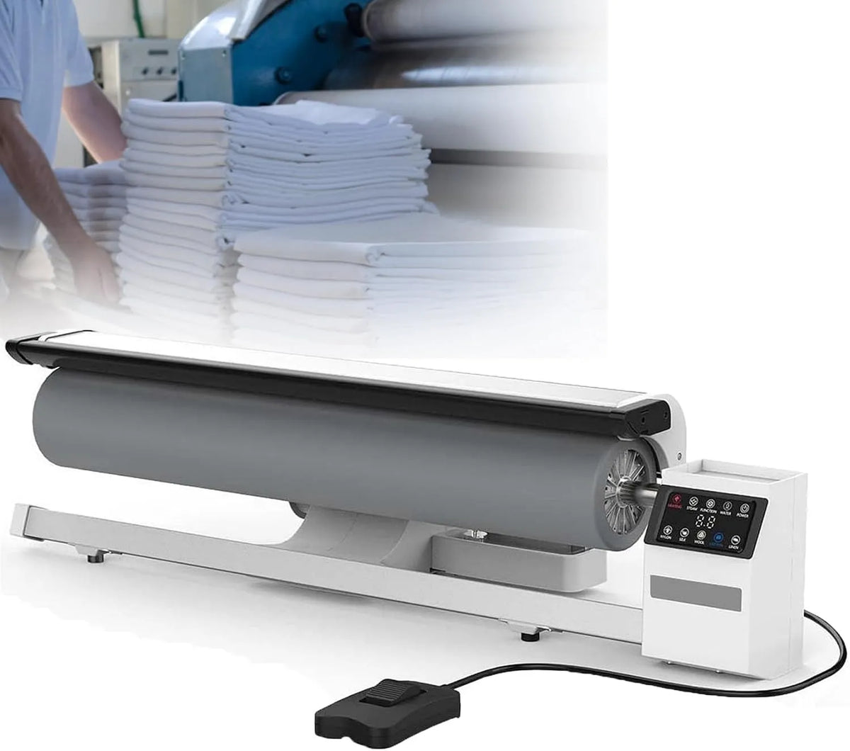 Macchina Per Stirare, Pressa, 35 pollici, touch, vapore, professionale, per Stirare Indumenti Con Pressa A Vapore Intelligente E