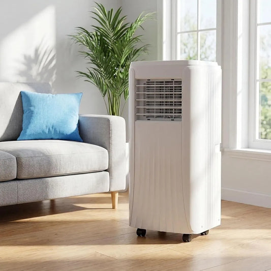 Condizionatore, portatile, 7000 Btu, climatizzatore, Ventola, Condizionatore d'Aria Portatile con Ventola deumidificatrice e Telecomando