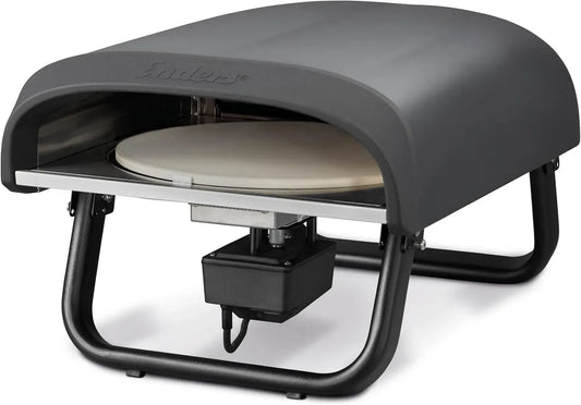 Forno elettrico per pizza, 65 x 39 x 31 cm, Ø 30,5 cm, esterno, pietra refrattaria, acciaio inox, #3131633