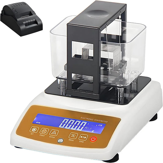 220K+Printer misuratore di densità dell'oro, Tester di autenticità dei Metalli preziosi elettronico Digitale, Analizzatore di purezza dell'oro
