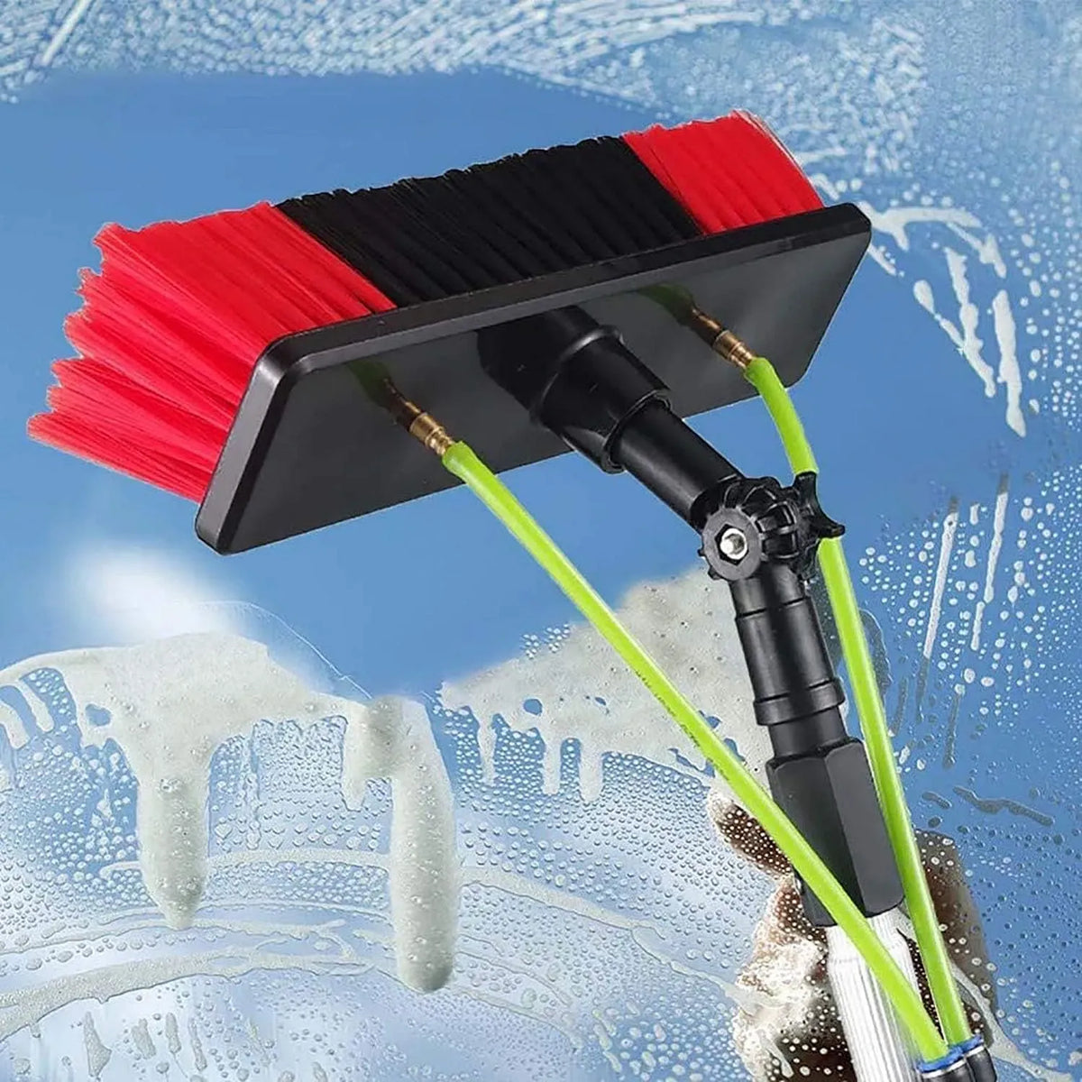 Size-3.6M/12Ft Spazzola, Pulitore, 3.6 M, per La Pulizia di Pannelli Solari con Asta Telescopica d