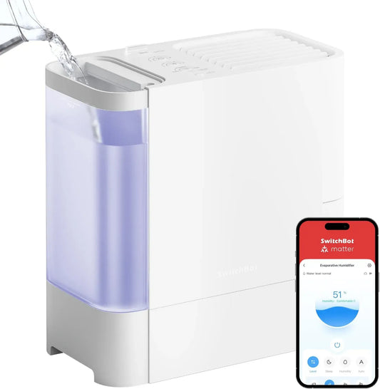 Google 750ml/h Umidificatore, Filtro, 4,5 L, vapore, Google Assistant, Alexa e Siri, per bambini