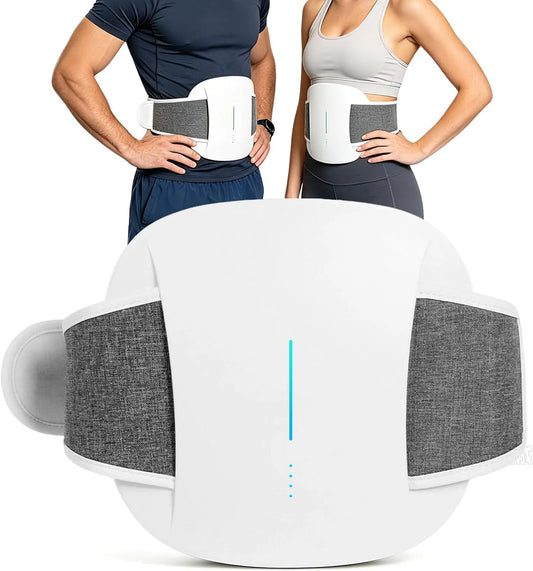 Elettrostimolatore Addominale Muscolare EMS, Elettrostimolazione Cintura Addominale per Uomini e Donne, Ricaricabile 3D Stimolatore Muscolare