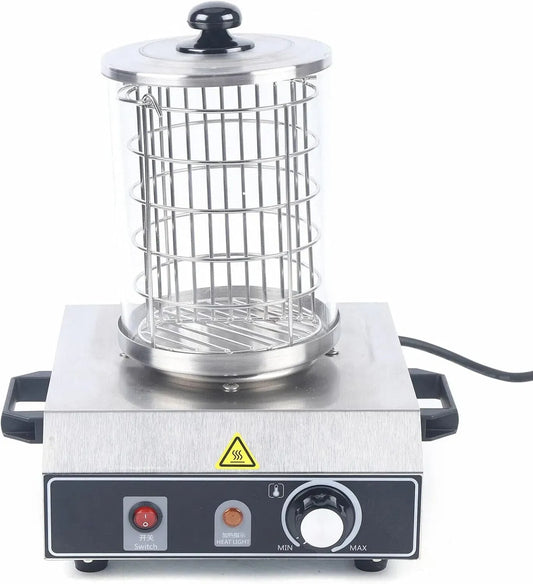 Hot Dog Maker, 350 W, professionale, acciaio inox
