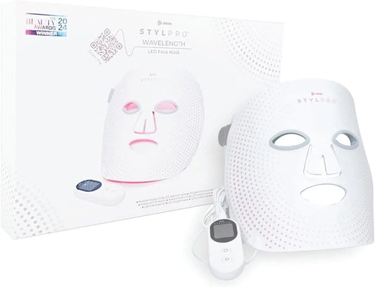 per rughe, Maschera per il viso a LED a lunghezza d'onda, multi-modalità, con luce rossa