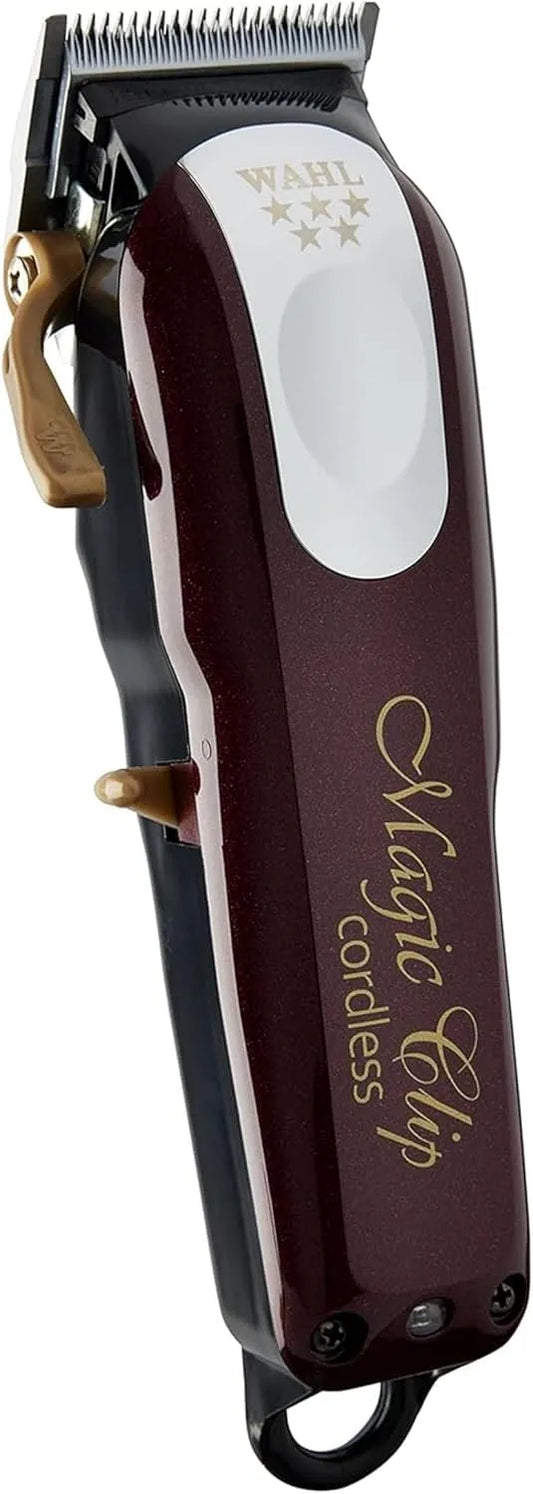 Wahl Cordless Magic Clip, rosso, Tagliacapelli per la sfumatura