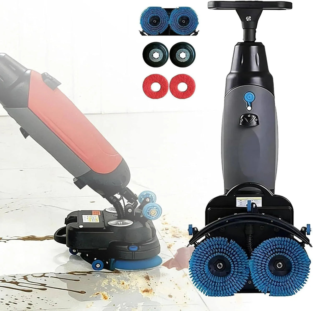 Lavasciuga, lavatrice/asciugatrice, professionale, rosso, può Pulire 1200 ㎡ All'ora Red