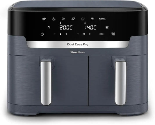 Moulinex EZ942B Java Pepper, Dual Easy Fry XXL, Friggitrice Aria 11L