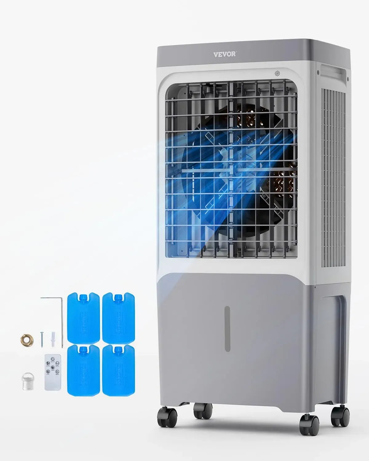 VEVOR 12h Condizionatore, timer, ampio serbatoio, 4 contenitori di