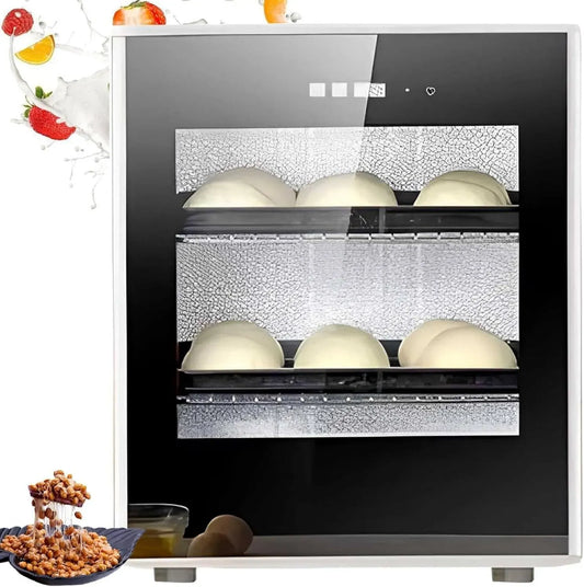 Macchina per Fermentazione, 40 L, 260 W, 20 a 50 °C, professionale, 2 zone di temperatura, per Fermentazione dello da 40L con 2 Strati