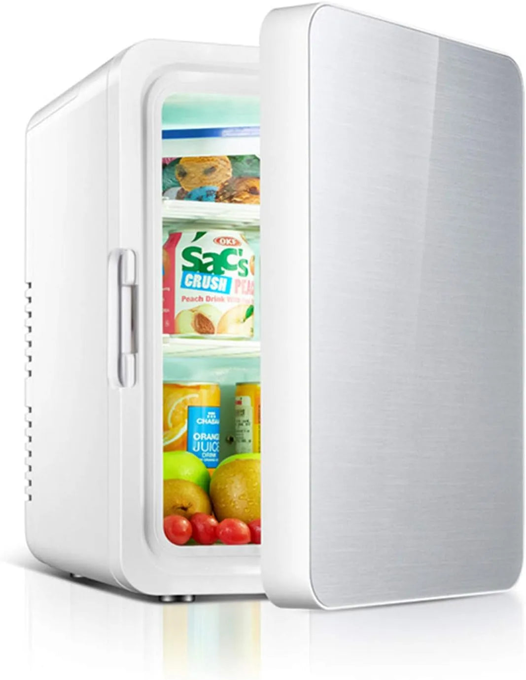 Congelatore, 10 L, 12 V, vano congelatore, freezer verticale, argento