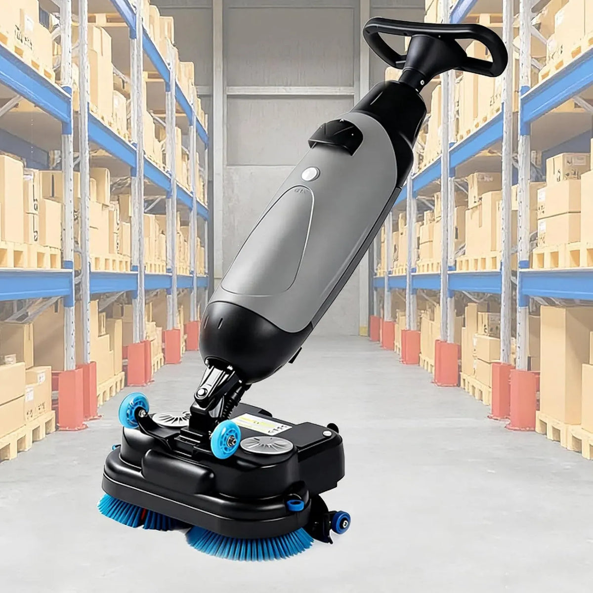 Lavasciuga, 43 cm, lavatrice/asciugatrice, professionale, doppie spazzole rotanti a 360°