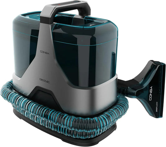 Cecotec Pulizia Profonda e Tessuti Perfetti, Aspiratore Lavamoquette Conga 6000 Carpet&Spot Clean XXL Ultra, 600W, 15kPa, 2 Bocchette Aspirazione