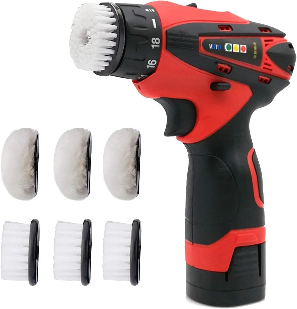Lucidatrice, Pulitore, lucidatrice elettrica, portatile, rosso, per Scarpe Automatica Lucidatrice per Scarpe Multifunzio