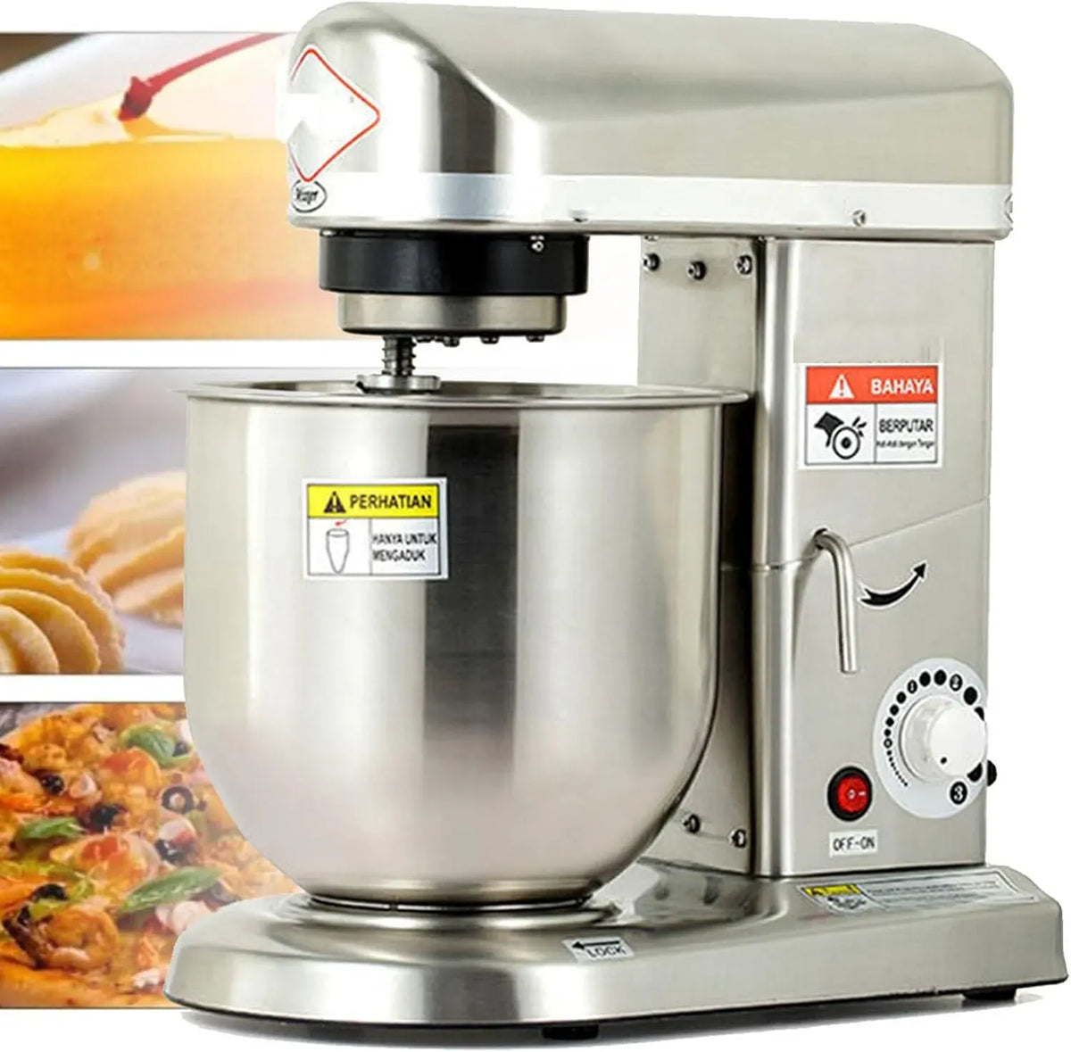 Impastatrice, Impastatrice da cucina da 10 litri