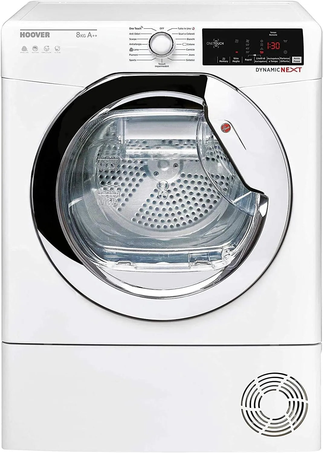 Hoover H8A2TCEX-01 Asciugatrice, 8 kg, libera installazione