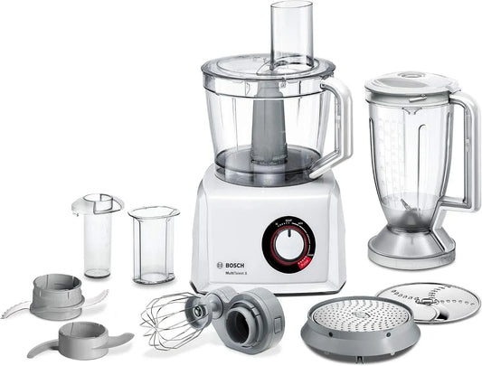 Bosch MC812W501 Robot da cucina, 3.9 L, 1000 W, bianco, Ciotola da 3