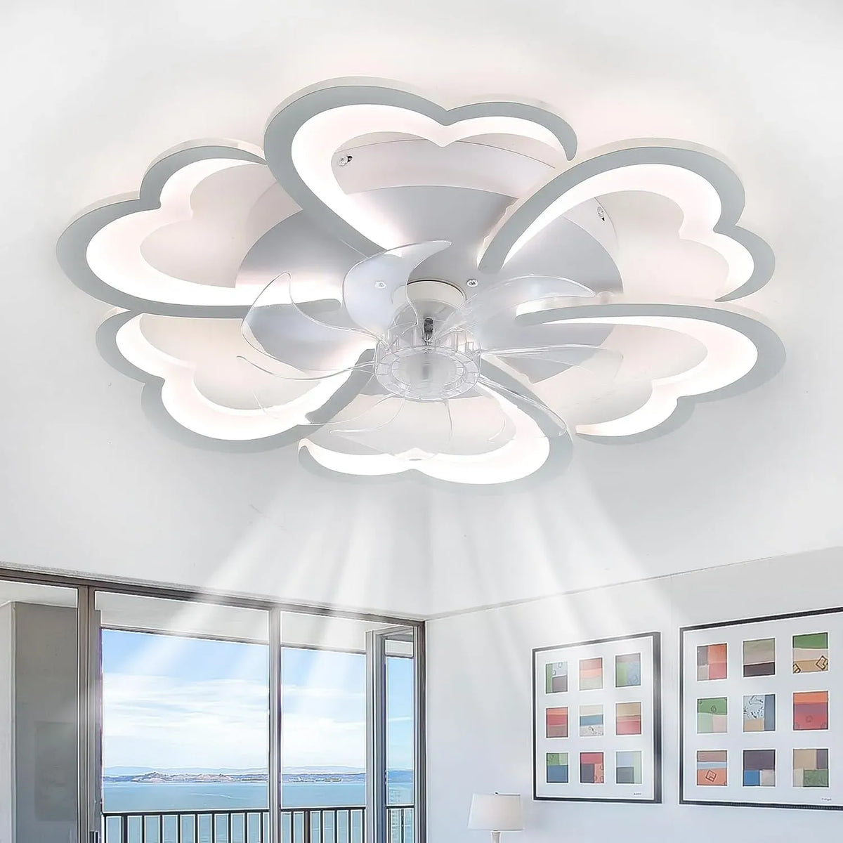 Ventilatore, LED, timer, ventola per circolazione dell'aria