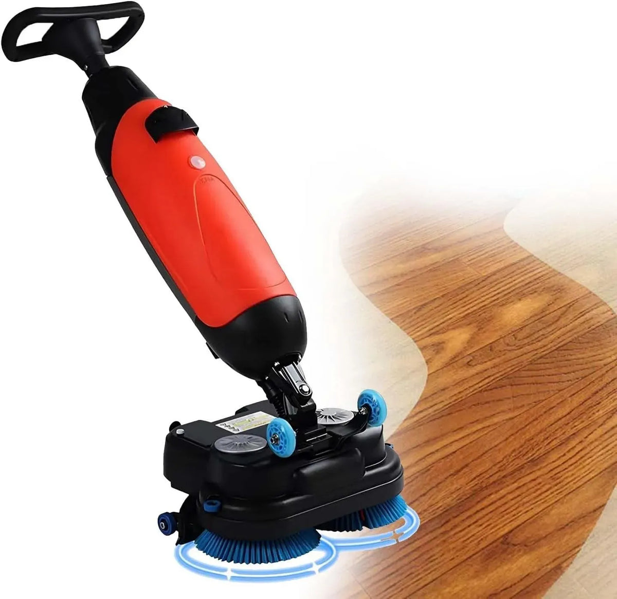 3-in-1 Lucidatrice, lavapavimenti elettrico, lucidatrice elettrica, professionale, rosso