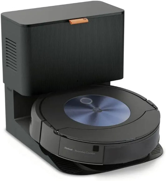 Robot aspirapolvere, Wi-Fi, 2 Spazzole Multi-Superficie, App e Assistente Vocale, iRobot Roomba Combo j7+, Mappatura Intelligente