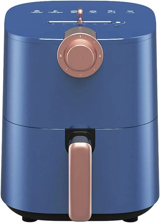 Friggitrice ad aria, 4,5 L, 1300 W, timer, pizza, rivestimento antiaderente, timer + contro, cestello antiaderente, piccola da 4,5 litri