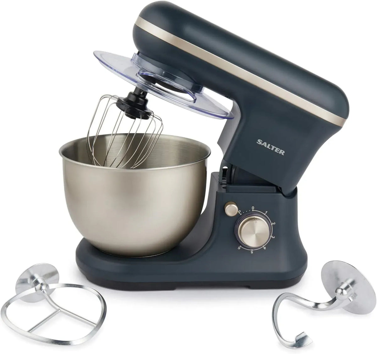 ciotola in acciaio 5 L, Salter Marino Impastatrice 1200 W