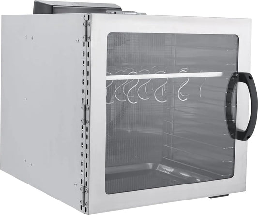 droewors, strutsbiltong, Disidratatore alimentare elettrico per alimenti da 42,5 l Disidratatore in acciaio inox 1 KW per la produzione di bestiame