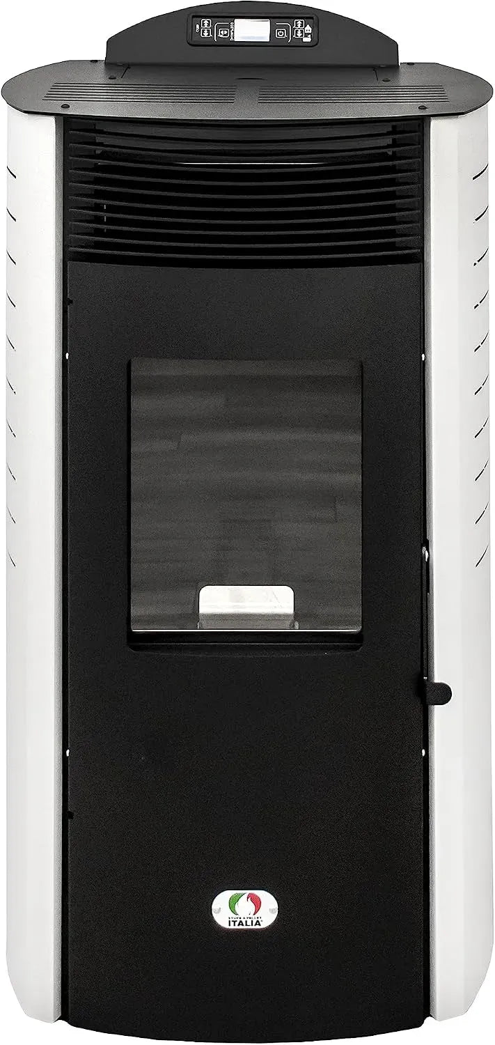 30H A PELLET ITALIA Siberia Aria New 15 KW, Stufa ad Aria Ventilata Scalda 140m² Efficienza 92% Autonomia Programmabile 5 Velocità e Potenze Garanzia