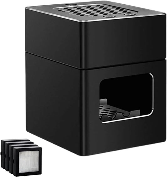 Purificatore d'aria, portatile, nero, depuratore d'aria
