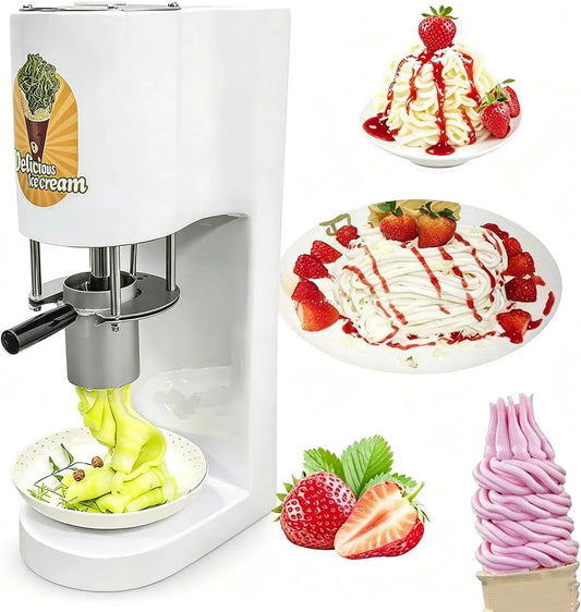 Macchina per Gelato, 80 W, bianco, per Gelato Morbido