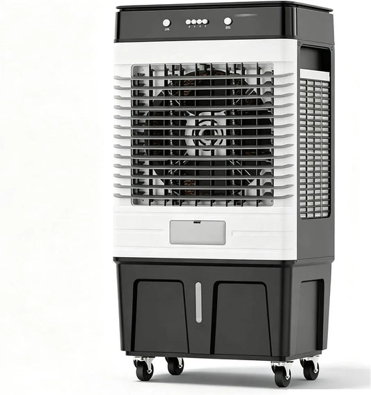 A 120 Raffrescatore, Unità A Pavimento, per Oscillazione Automatica °, 3 Velocità di Ventilazione, Serbatoio Capiente da 60 L