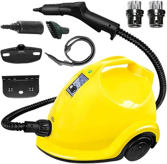Accessorio per elettrodomestico, 2 L, 1800 W, Potente 110C, raggiunge con pressione da 3,5 bar, 1800W Steam Cleaner, 2L Tank riscalda in 5 minuti