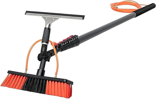 Spazzola, pulitore, 35 cm, 6 m, 5,8 m, per la pulizia delle finestre estensibile da 6 m