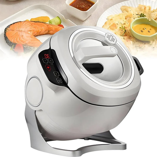 Robot da cucina, 2000 W, touch, effetto 3D, professionale, Rotazione a 360° e Riscaldamento 3D Integrale, a Tamburo con Smart Touch Screen