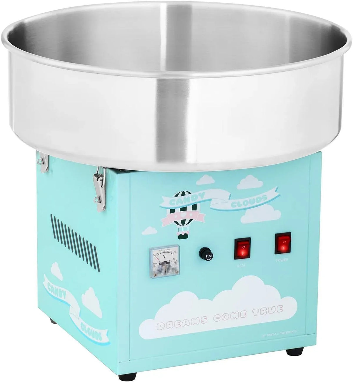 Candy RCZK-1200 Macchina per Zucchero, Floss Maker, macchina zucchero filato, 52 cm, 1.200 W, ristorazione, acciaio inox