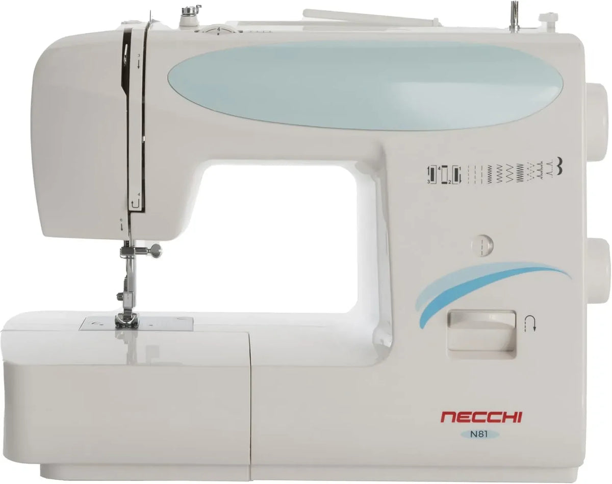 N81 Macchina per Cucire, blu, plastica, alluminio